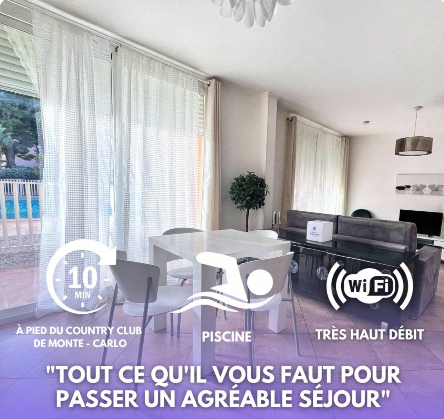 Direct Monaco 2 Pieces Devant Piscine Beausoleil Exterior foto